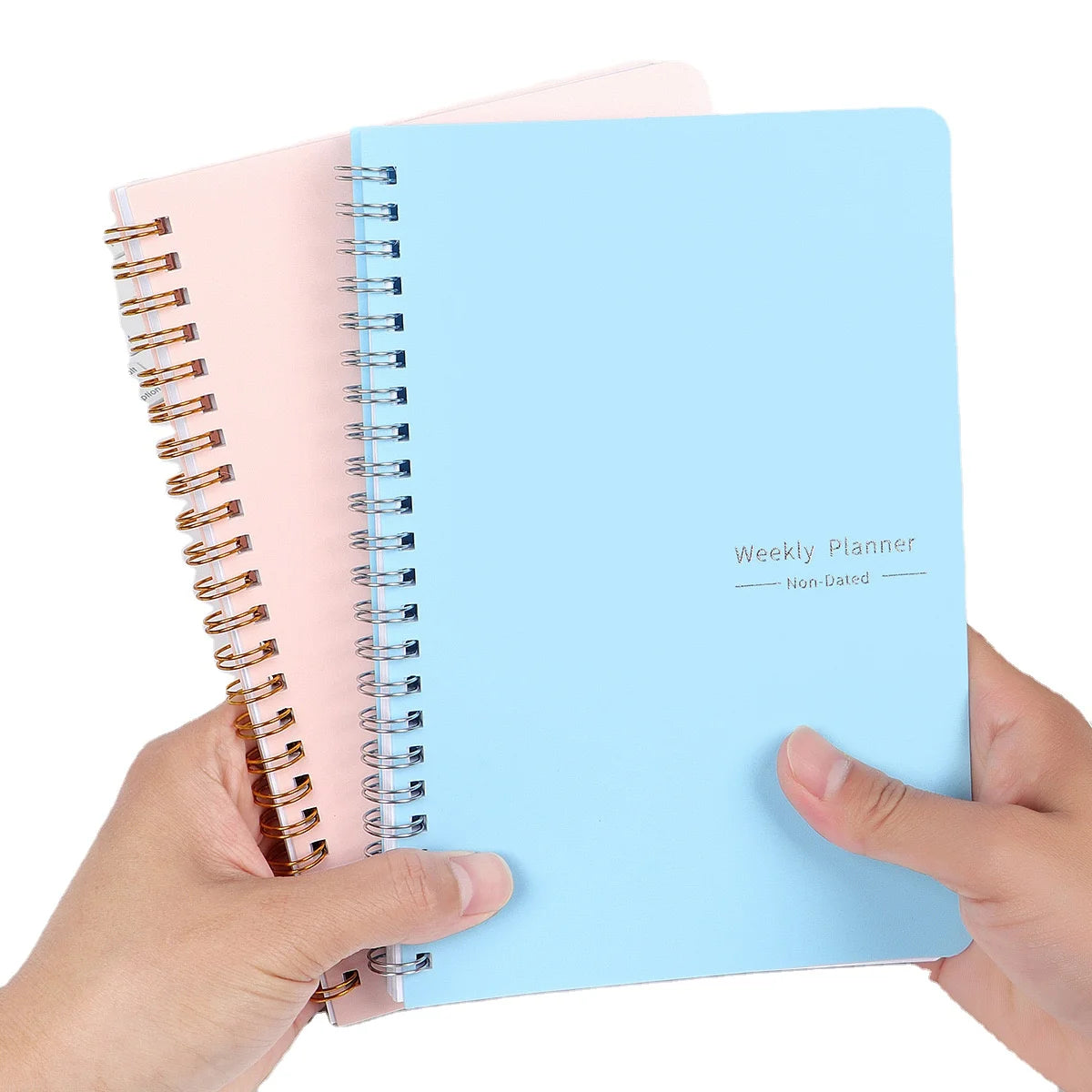 Economy Choice A5 Size Spiral Bound Spiral Binder 52 Weekly Undated Agenda Planner Notebook Gift Journal Diary Notebook