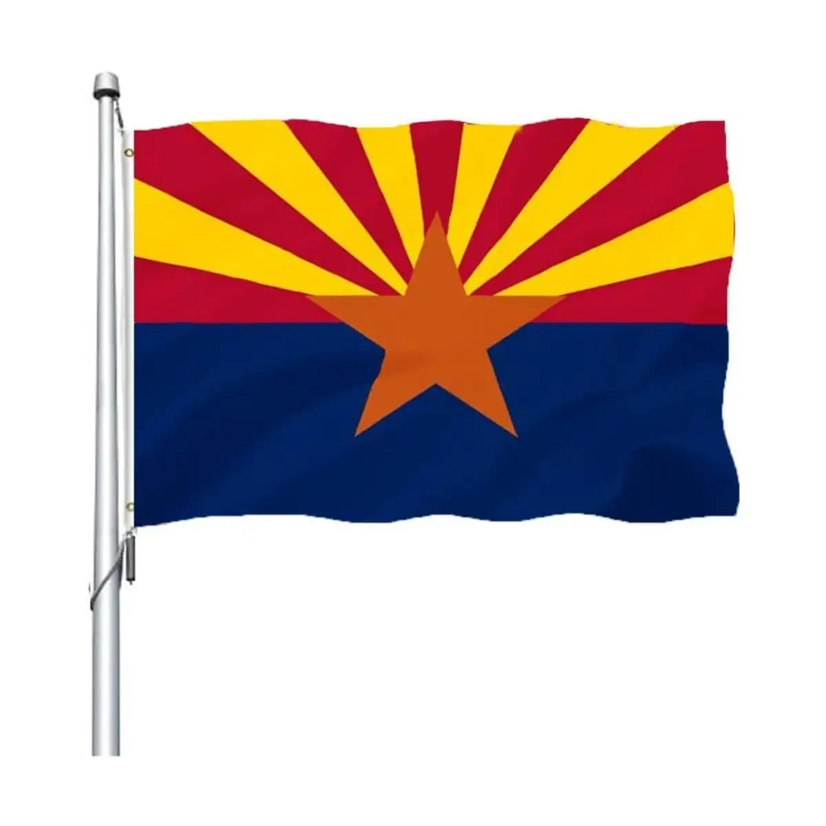 Arizona  Flag 3x5 Feet Digital Print 100% Polyester Indoor Outdoor Decoration Customized Flag with Brass Ring US Flag