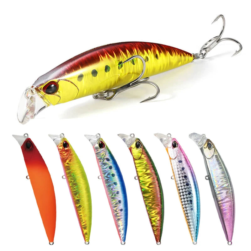Top Right M030 30g 95mm Bass Lures Fishing Sinking Minnow Lure Hard Bait Pesca Jerkbait