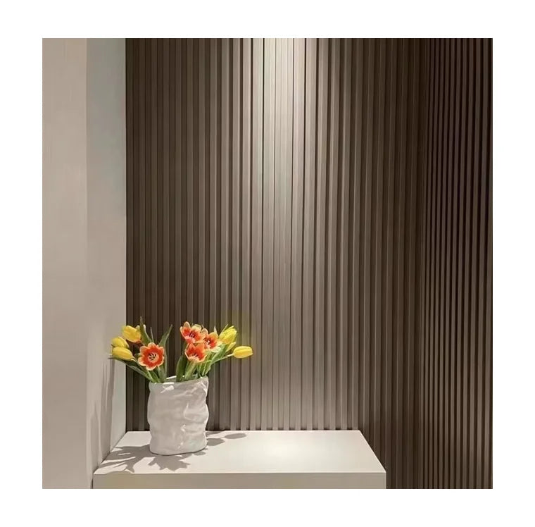 Fireproof Interlocking Factory Wholesale Pvc/wpc Fluted Panels for Interior Decoration