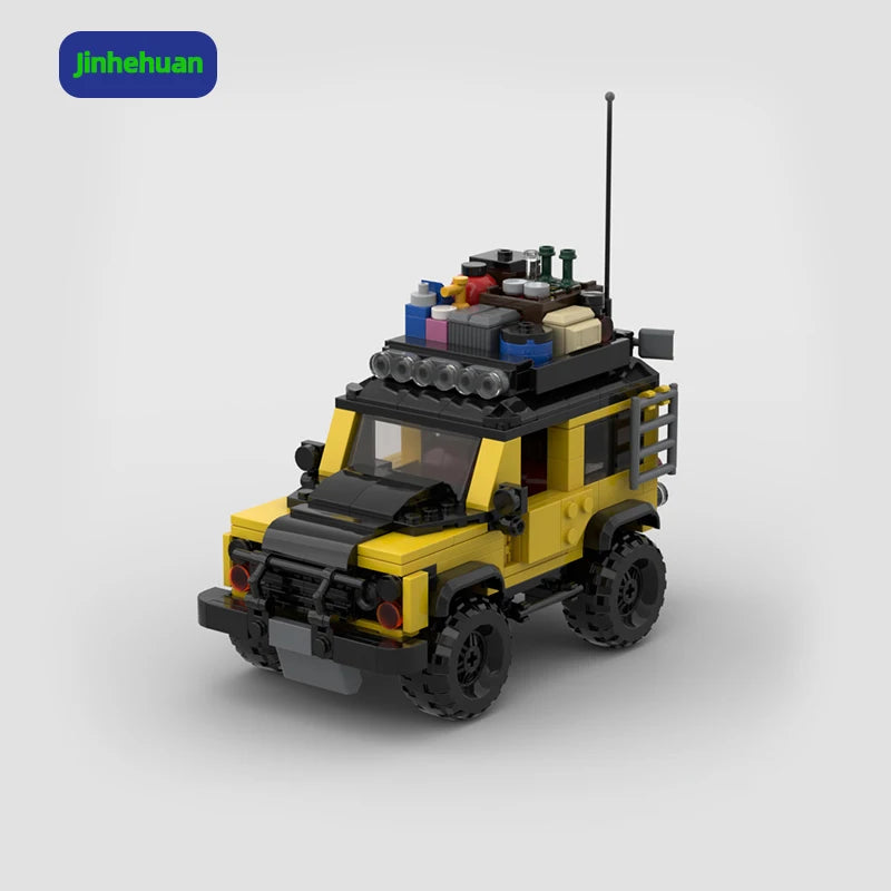 Brand New Bricks Yellow Sport Car for Kid Gift Mini Moc Bricks Model Orv Car Decorative Use Eco-Friendly Building Block Sets