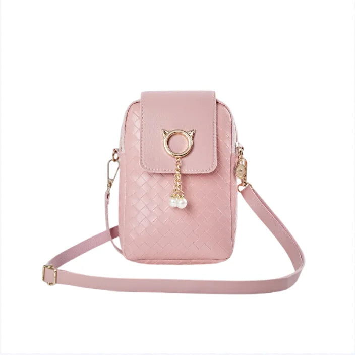2024 Luxury Casual Tote Purses for Women Small Leather Handbags Chains Decoration Zipper Closure Type Popular Women's Handbag