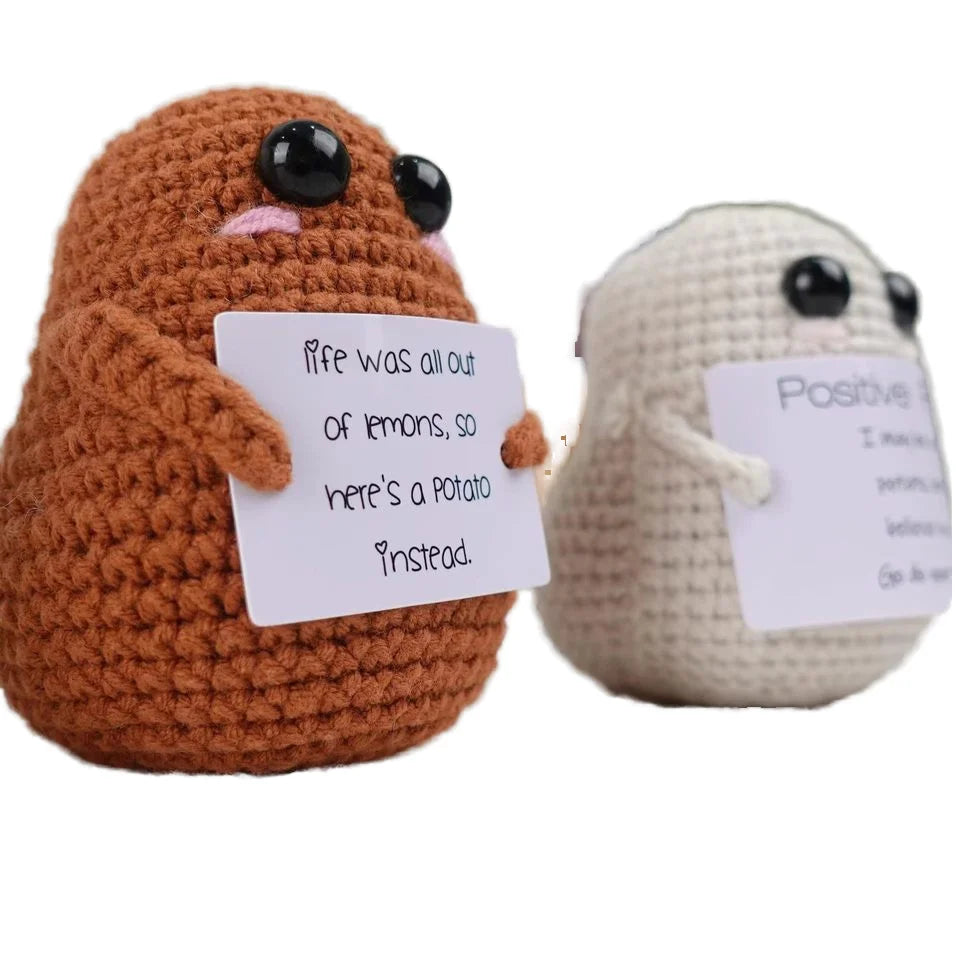 Novelty Gifts 2024 Hot Selling Big Butt Potato Birthday Doll with Positive Energy-Mini Crochet