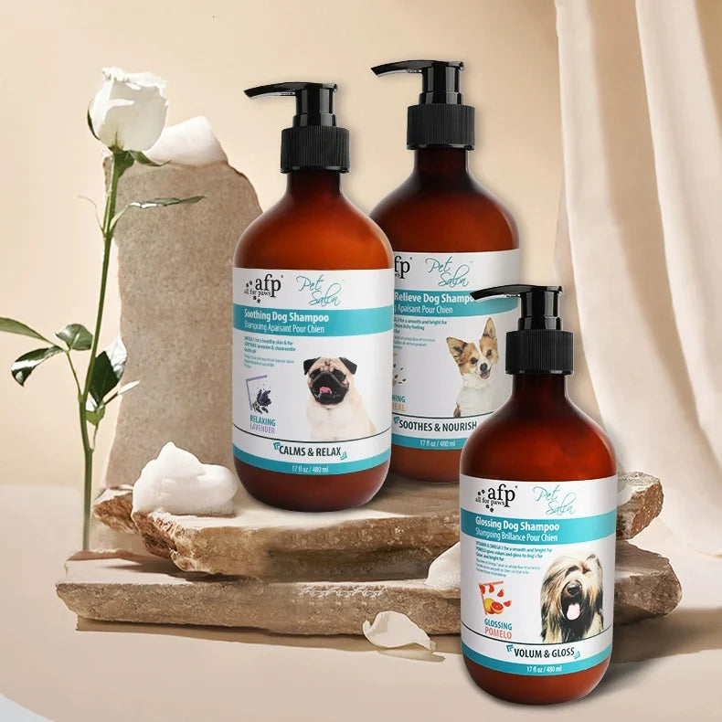 AFP Pet Salon Pet Grooming Accessories Soothing Glossing Bath Shampoo Gentle Ph Natural Organic Dog Shampoo for Healthy Skin