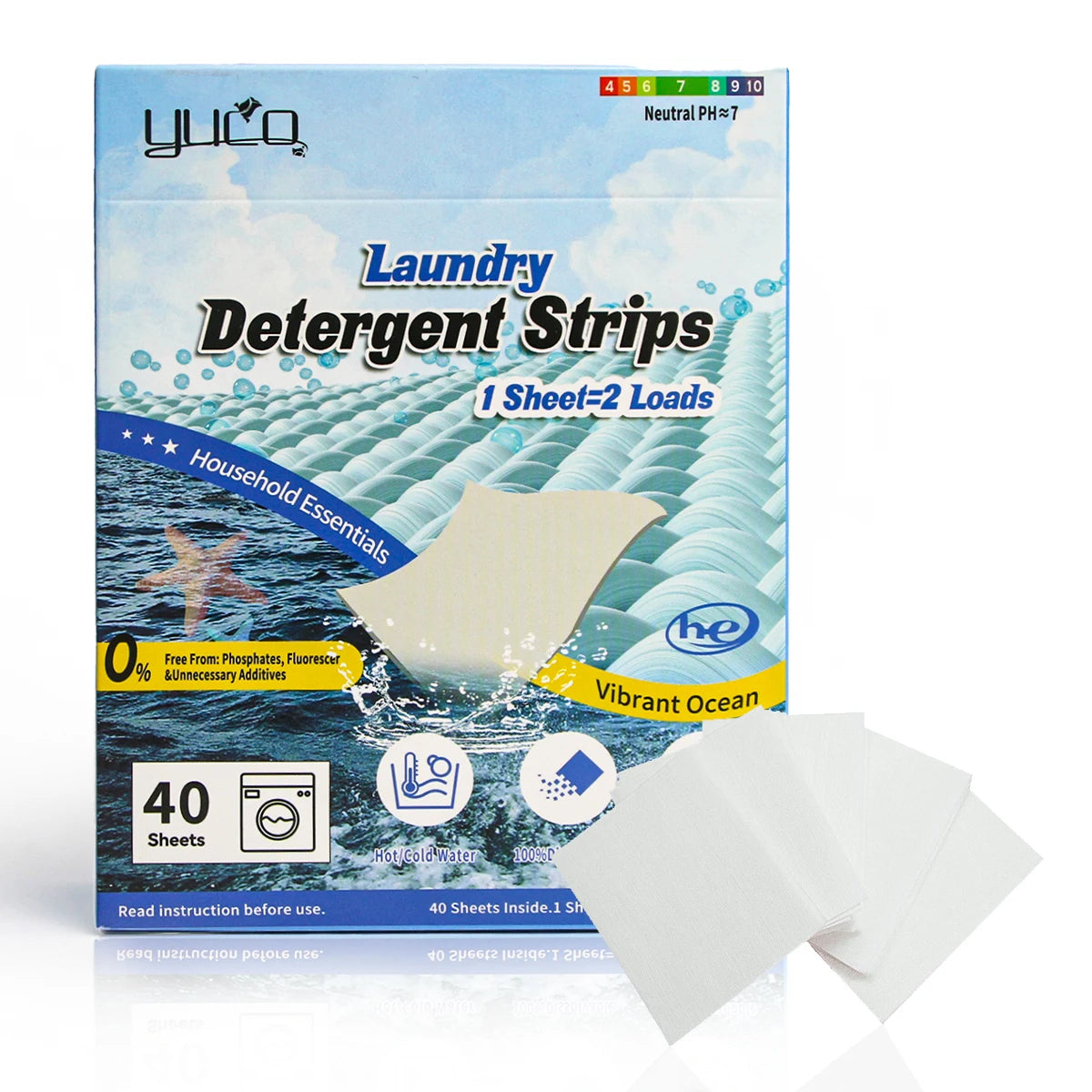 Private Label Eco-friendly Scent Custom Size Washing Sheets Hypoallergenic Plastic Free Concentrated Detergent Laundry Sheets