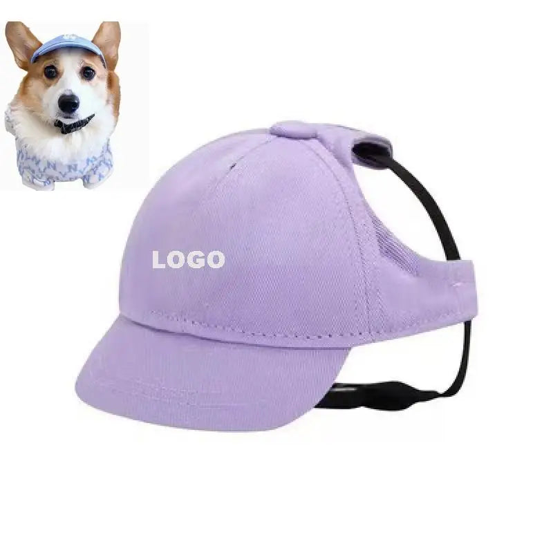 Trucker Pet Cap Dogs Cats Adjustable Drawstring Ear Holes Pet Hats Teddy Schnauzer Cat Hat Custom Pet Dog Baseball Cap