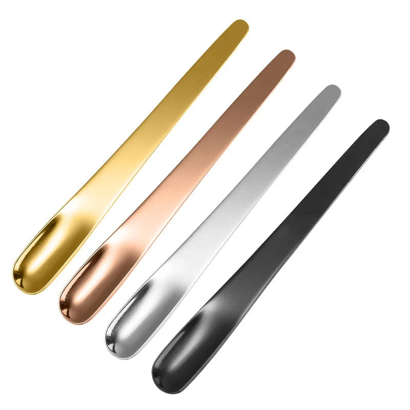 Customized Color Multipurpose Stainless Steel Black Lightweight Creative Eco-Friendly Stirring Spoon for Coffee and Tea