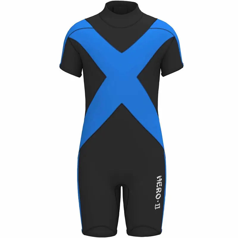Sinodiving 3mm Neoprene Short Wetsuit Warm Surfing & Scuba Diving Swimsuit with Back Zip Swim & Dive Gear & Accessory