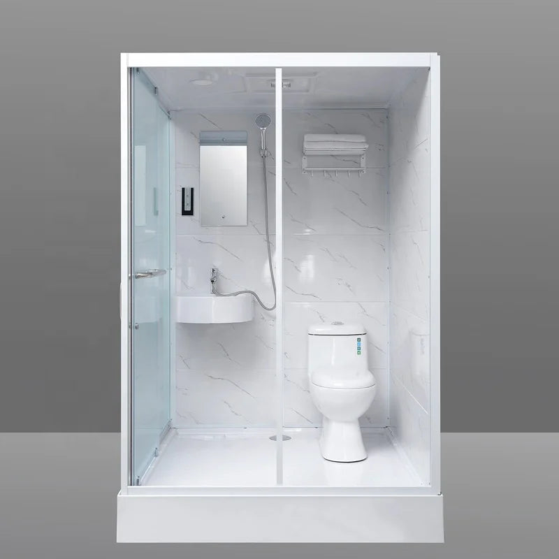 New Modern Luxury Multi-function Ready Made Toilet Shower Cubicle Set Prefab Bathroom Unit