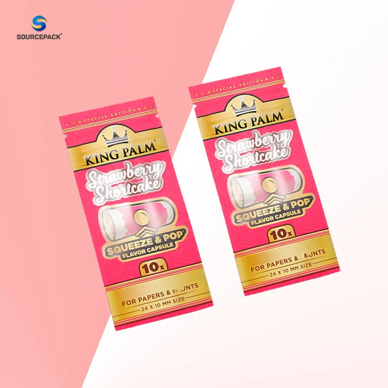 Aluminized Foil Smell Proof Ziplock Baggies Custom Printed Cigar Packaging Mylar Bag for Pre Candy Gummy Rolled