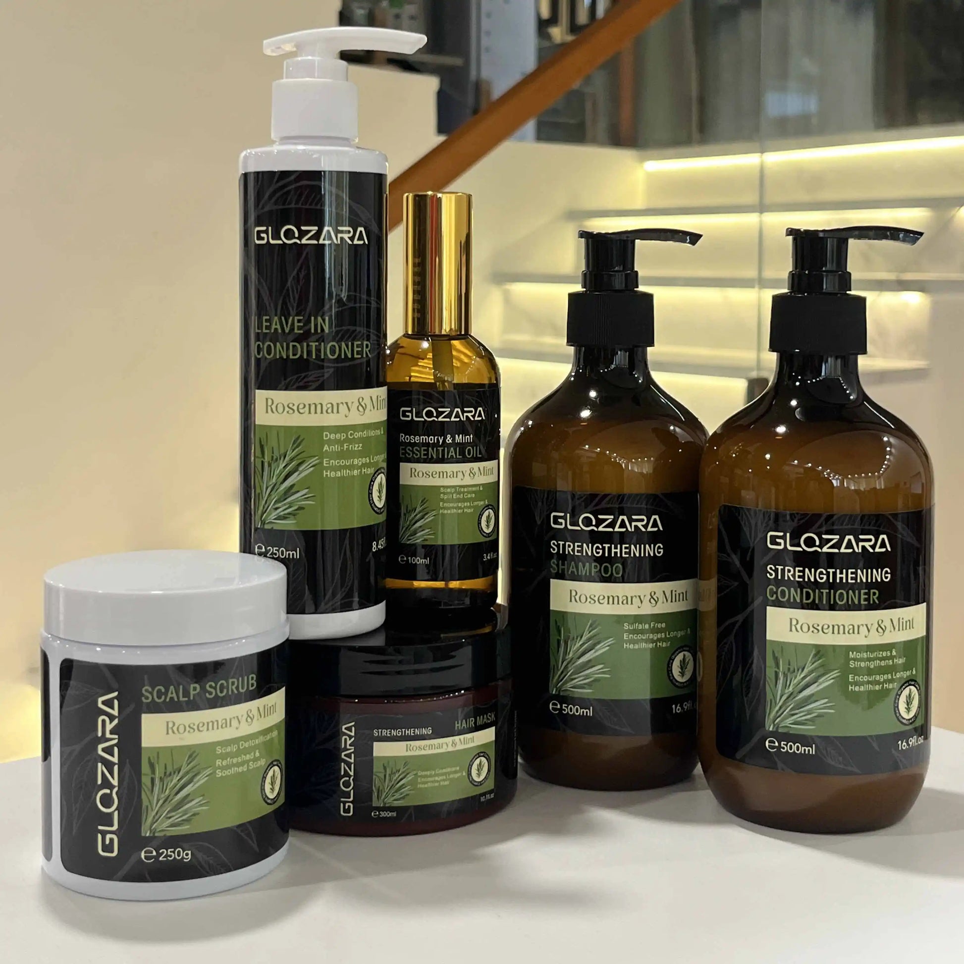 Wholesale Private Label Hair Repair Essential Oil Rosemary Mint Scalp Care Leave-in Hair Oil Treatment for Dry Hair