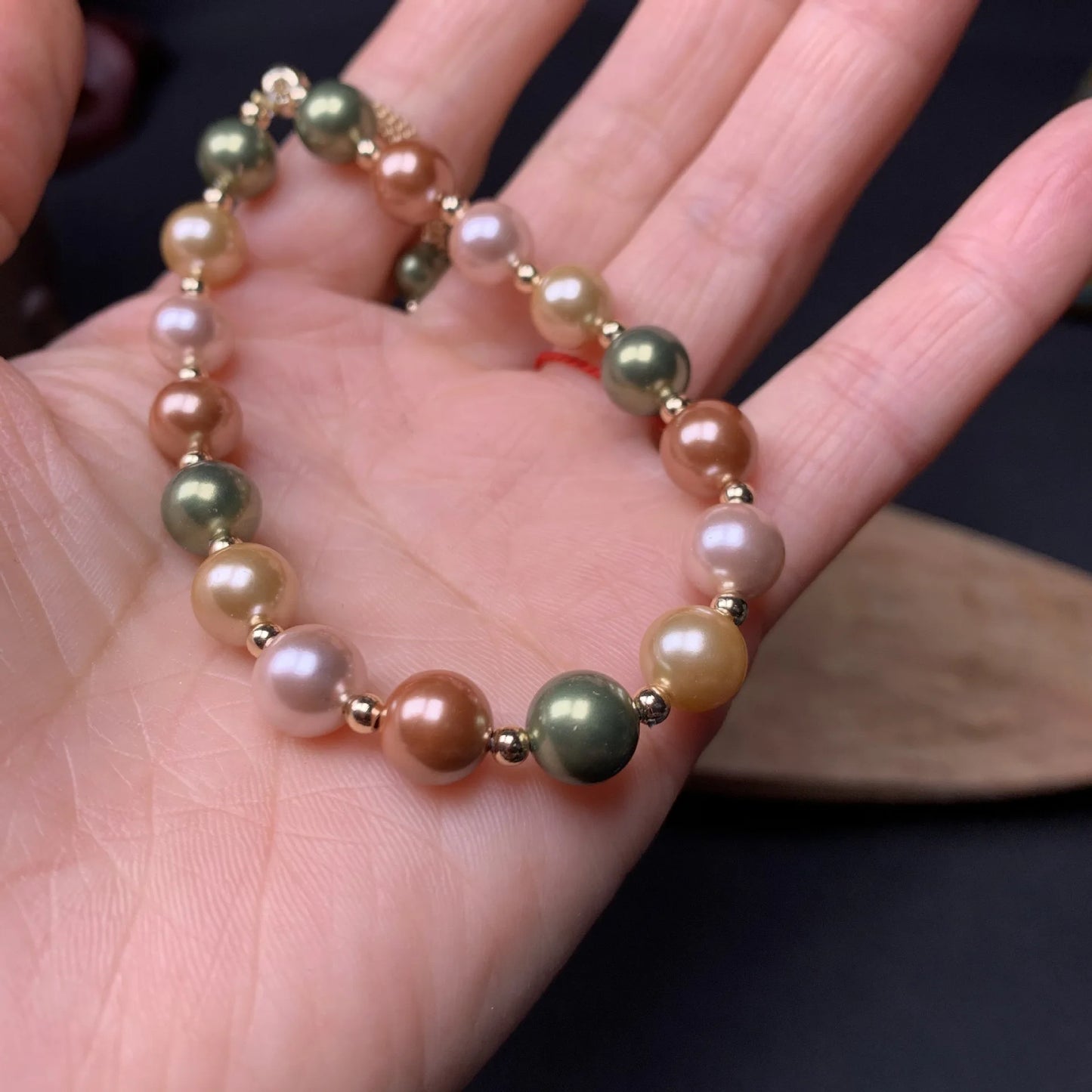 Fashion Jewelry Hawaiian Colorful Adjustable Shell Pearl  for Women