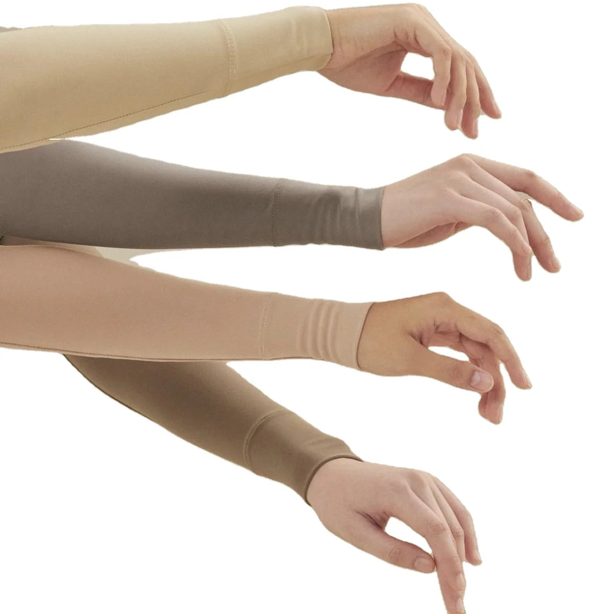 Wholesale Soft Skin Friendly Elastic Modal Cotton Anti-glare Long Arm Sleeves Cover for Women Outdoor Sport