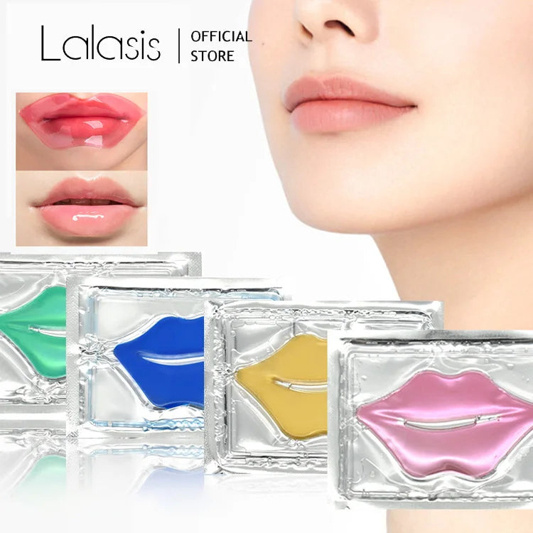 Lalasis Custom Private Label Lips Treatment Hydrating Moisturizing Organic Vegan Collagen Overnight Crystal Lip Mask