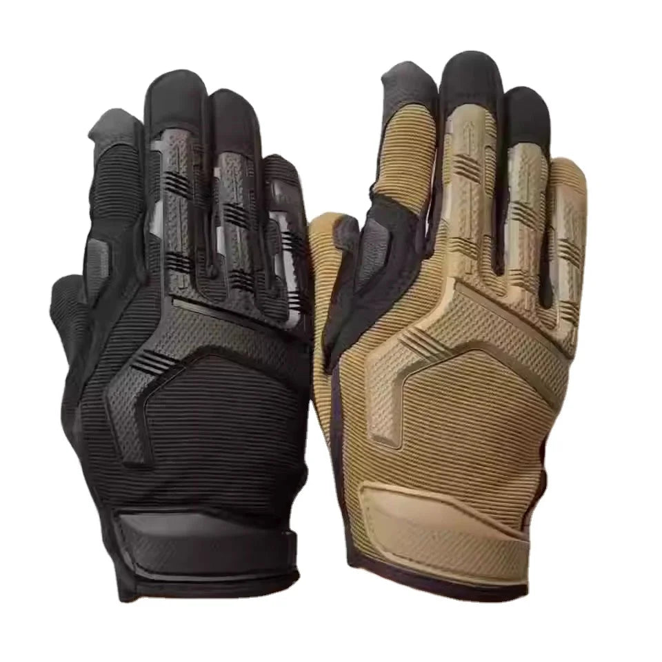 Tactical Work Gloves Microfiber Leather Touchscreen Compatible Flexible Grip Multi-Purpose Use Durable Protection Security