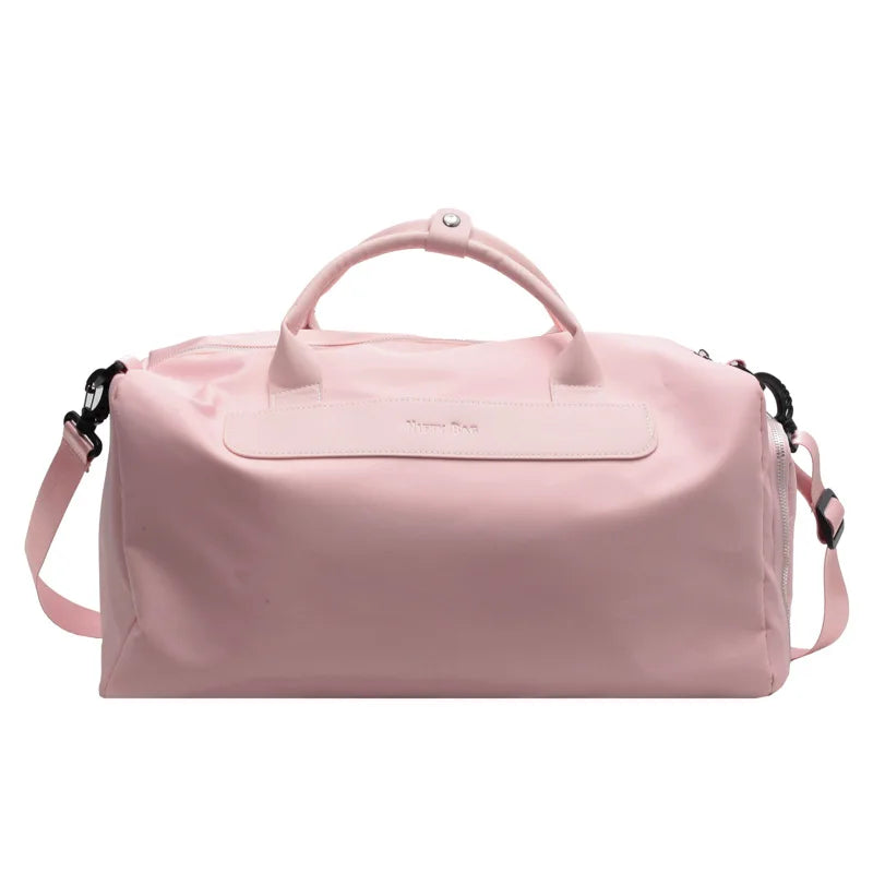 Durable Dry Wet Separate Women Travel Cosmetic Bag Nylon Luggage Belt Weekend Hand Bags Sport Fitness Yoga Travel Duffle Bag