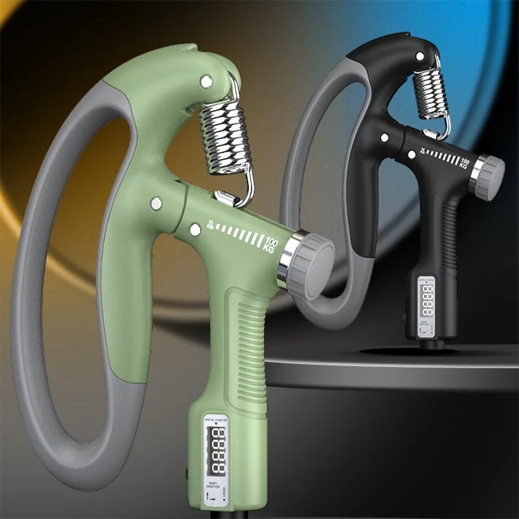 Wholesale Adjustable 10-100kg Non-slip Hand Gripper Strengthener Wrist Rehabilitation Exercise Equipment for Arm Workout