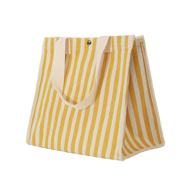 Customized Logo Canvas Tote Bag for Shopping School Cafe Camping Travel-Wholesale with Two Straps and Zipper Closure
