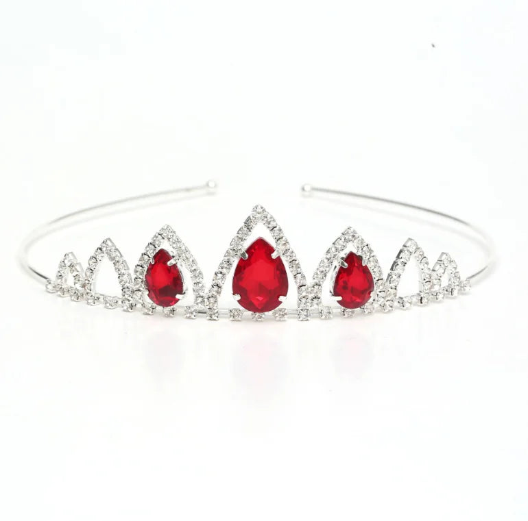 Princess Tiaras Kids Dress-up Crystal Crown Headband Little Girls Birthday Wedding Party Hair Accessories Photography Props