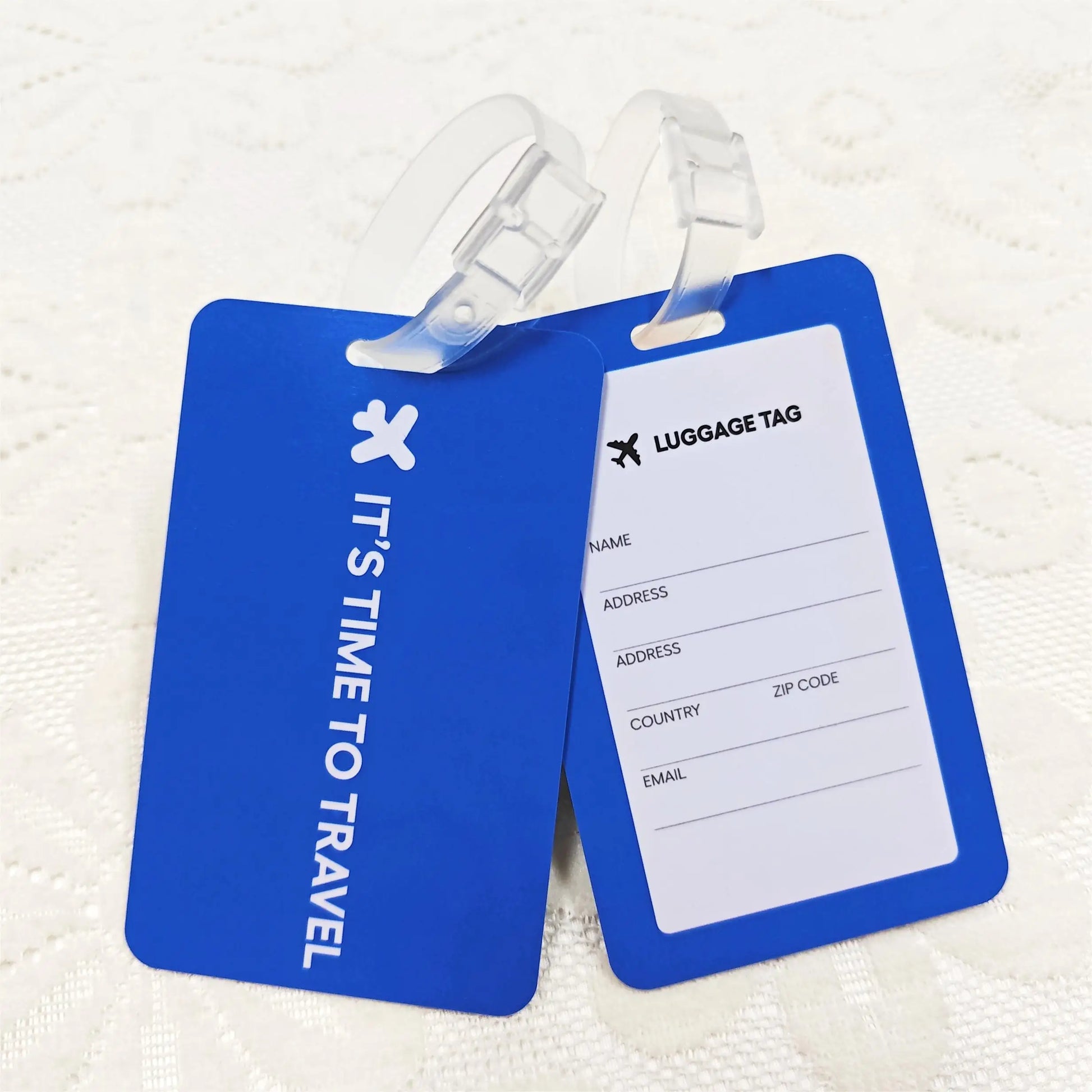Custom Printing Logo Pvc Rubber Luggage Tag Water Proof Double Sides Printing Luggage Tag for Backpack Travel Bags