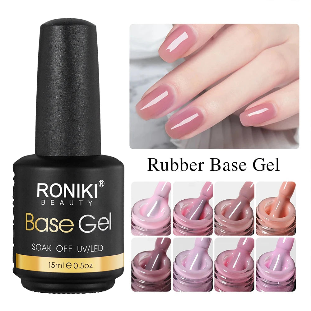 You Gel Free Sample Rubber Base Gel Polish Soak Off Gel Nail Polish Private Label Customs logo Base Color Coat for Nails