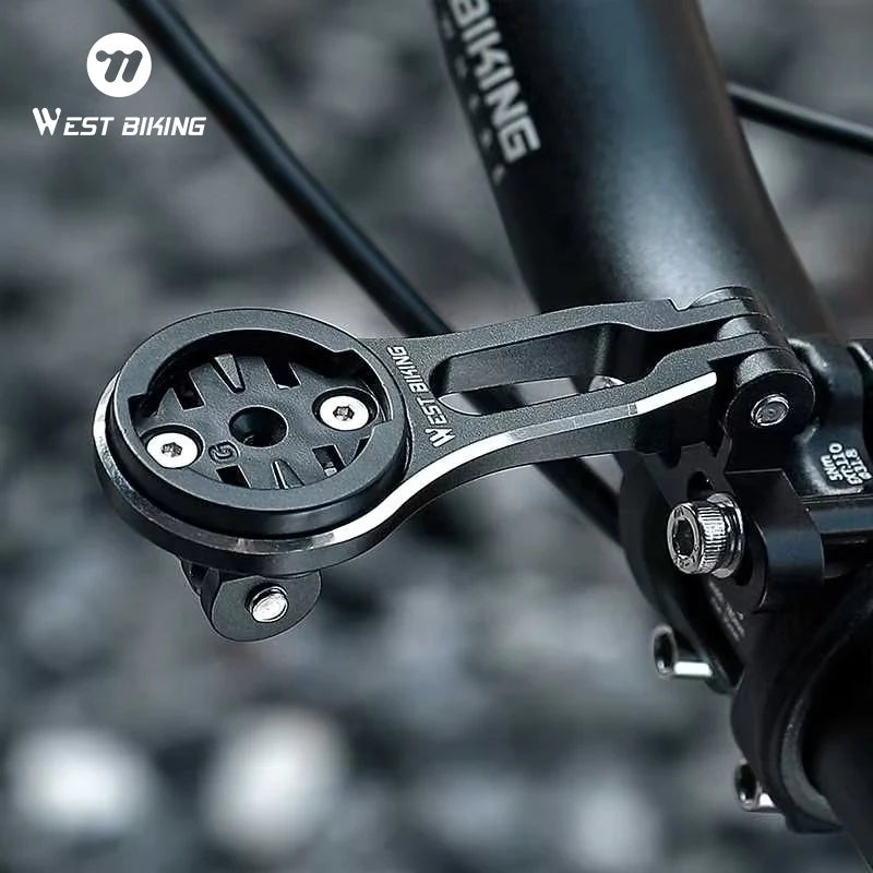 WEST BIKING Alloy Bicycle Computer Camera Holder Bike Handlebar Mount MTB Road Cycle Bracket Bryton Bike Computers