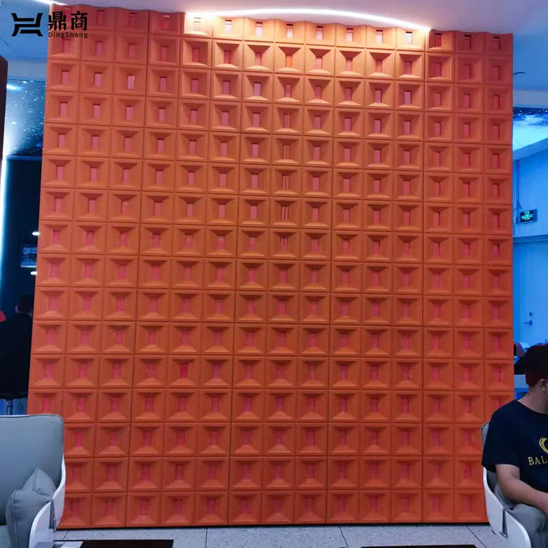 Light Luxury Modern Design 3D PU Culture Stone Wall Panel 3D Three-Dimensional Mesh Partition for Interior Decoration