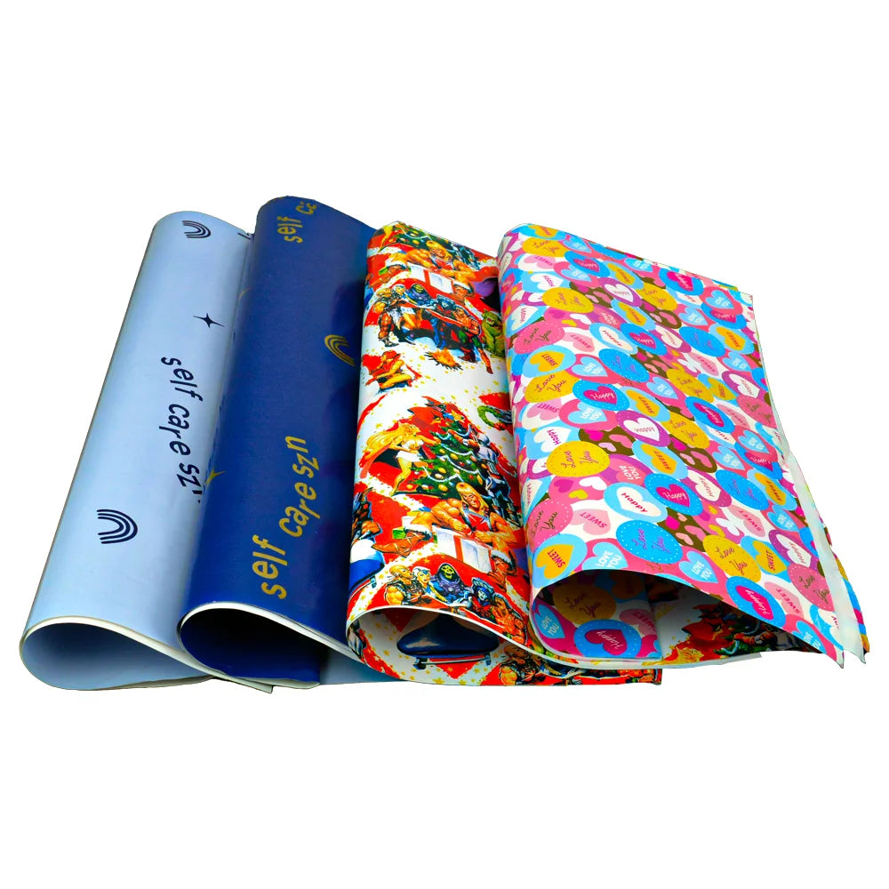 Logo Design CustomThick Christmas Gift Wrapping Paper Recyclable 22g/m Craft Paperboard Korean Flower Bouquet Paper Packaging