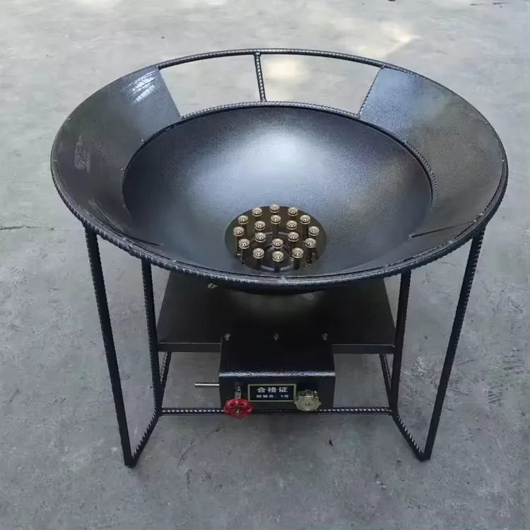 Lyroe Large Lpg Gas Burner Cooktops 18-head Stove High Pressure Stove for Cooking