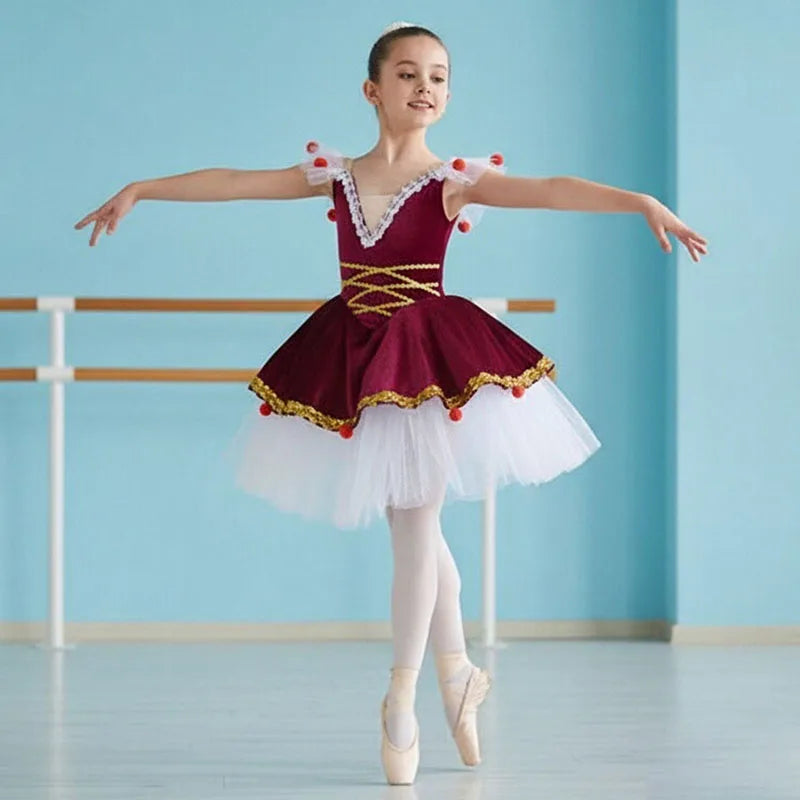 New Girls Ballet Dance Skirt Children's Professional Ballet Costume Performance TUTU Skirt