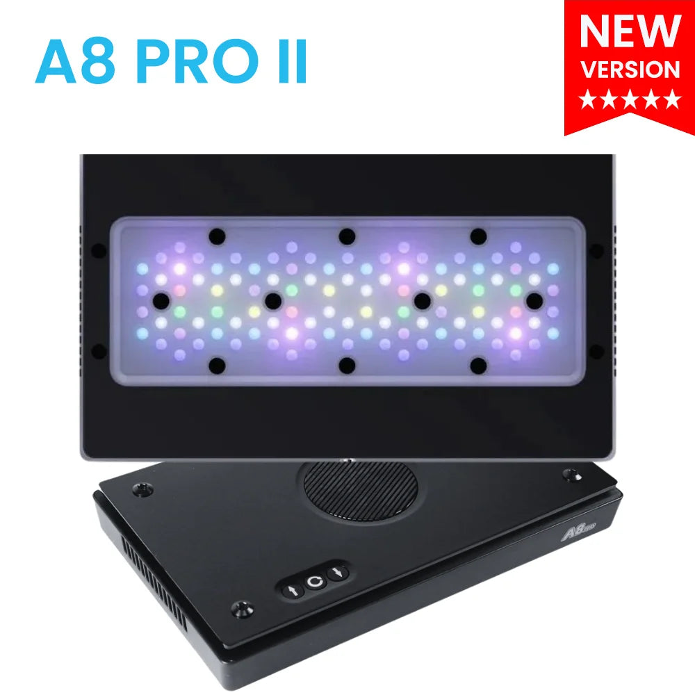 AIPAI A8pro II 240W Full Spectrum LED Aquarium Light WIFI App Control Coral Reef Light with CREE Chips for Marine Fish Tank X
