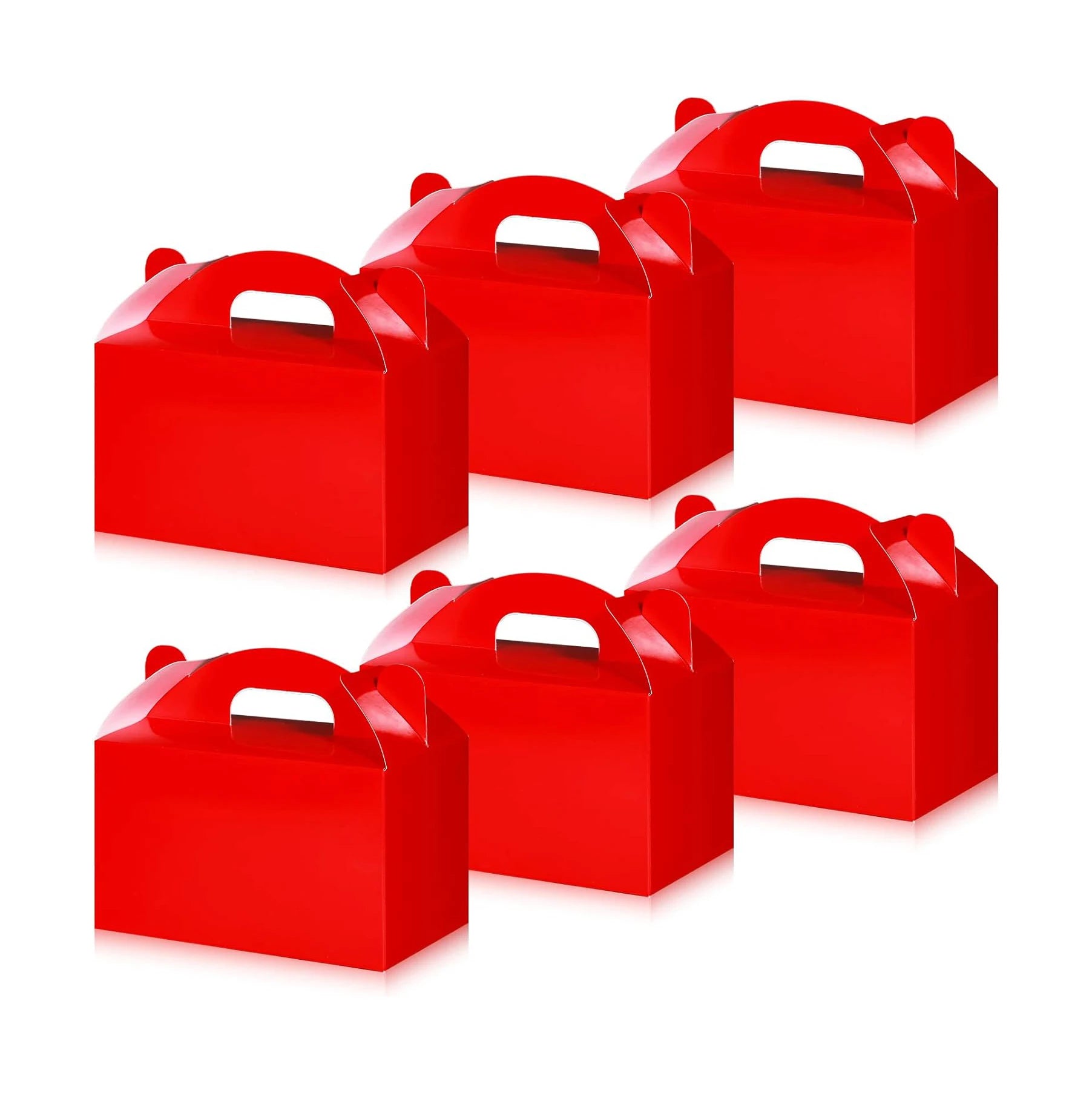 Red Board Wedding Candy Chocolate Festival Happy Baby Birthday Pastry Gift Reusable Portable Paperboard Packaging Box