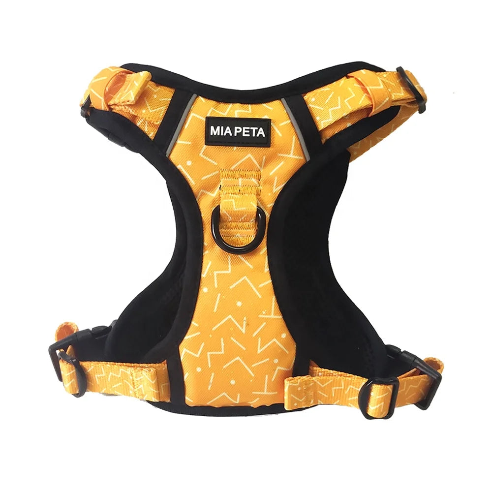 Popular Best Sell Custom logo Reflective Adjustable Tough Trails Dog Harness Vest Soft Padded Mesh No Pull Pet Big Dog Harnes
