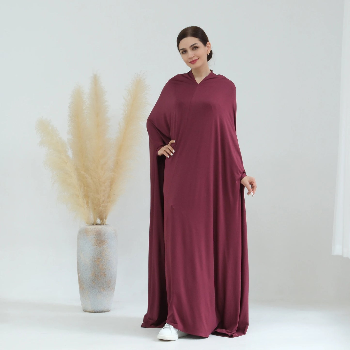 Wholesale One Piece Full Length Jilbab Prayer Abaya Traditional Muslim Clothing Islamic Clothing Women Abaya Designs