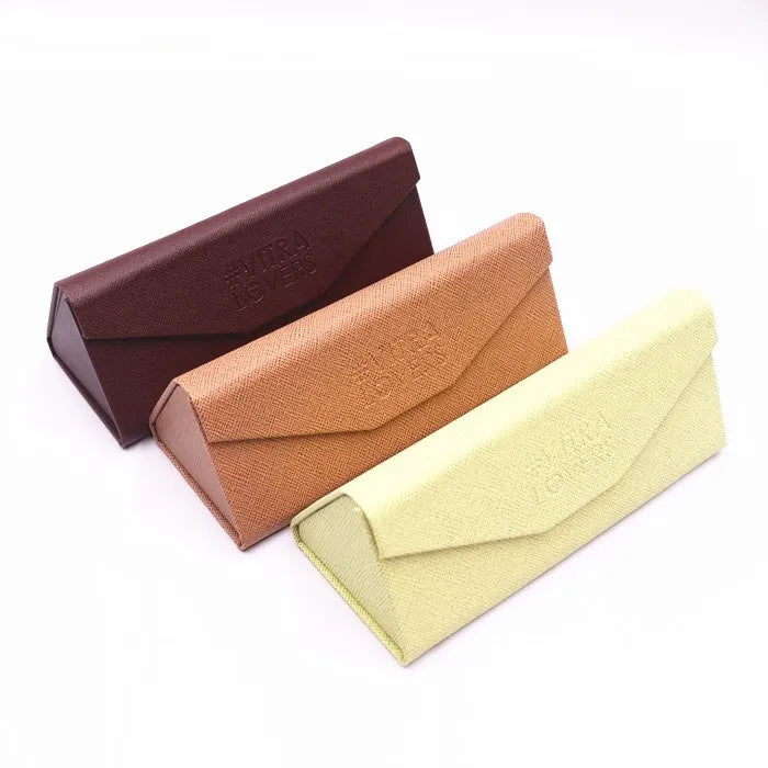 Bag Box Custom Logo Popular Kraft Paper Glasses Box Sunglasses Packaging PU Leather Eyeglasses Case