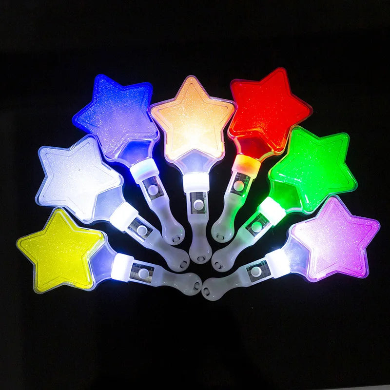 Promotional LED Light Stick Magic Fairy Wand for Parties Events Luminous Toy for Concerts Graduations Star Glowing Cheer Rama