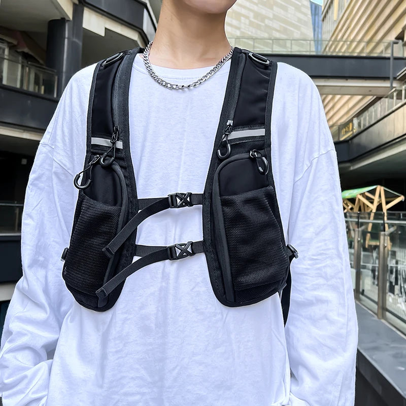 Wholesale Tactical Vest Bag Outdoor Sport Running Chest Bag Multifunctional Tactical Rig Bag