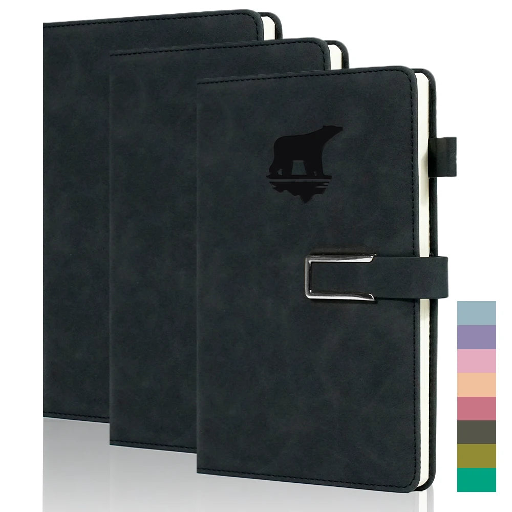 Custom School Colorful Journal A5 Black Sublimation Blank Journal Notebook With Ribbon for Girls