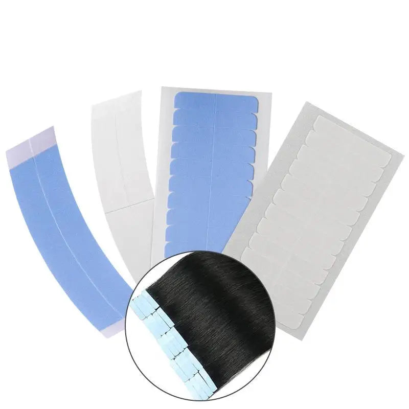 36PCS Hair Extension Tape Tabs Bonding Replacement Double Sided Extension Tapes for Women Girls Hair Salons Hair Extension