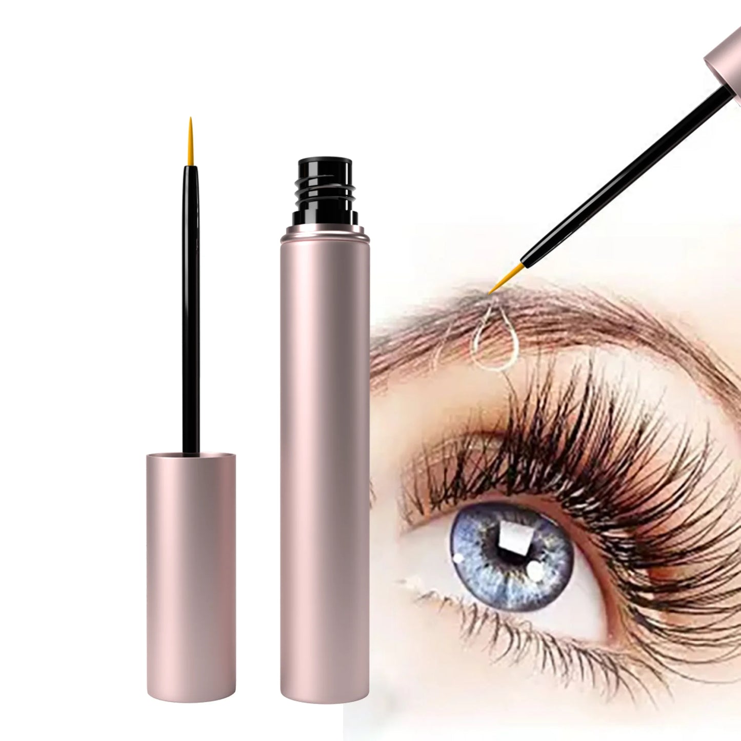 100% Natural Lash Brow Serum Organic Biotin Vegan Lash Boost Enhancement Eyebrow Enhancer OEM Eyelash Growth Serum Private La
