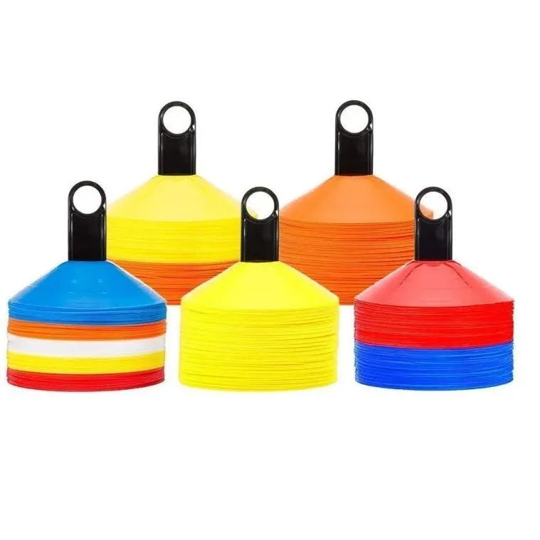 Manufacture's Colorful Flat Soccer Disc Cones for Speed Training PE Agility Cones Sports Equipment