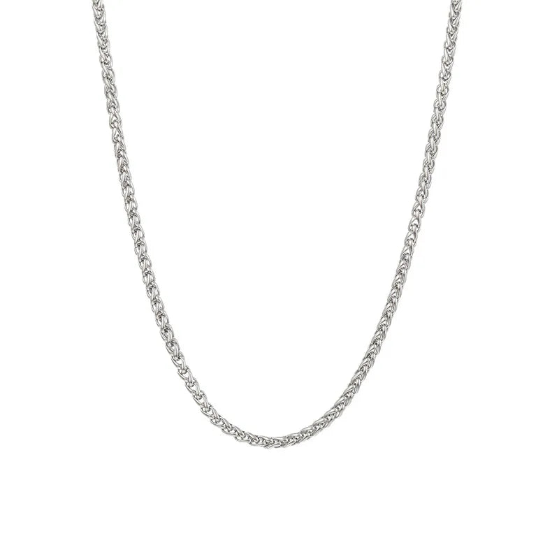 Factory Wholesale18k Gold Plated Stainless Steel Type Sweater Chain Customizable Men's Necklaces