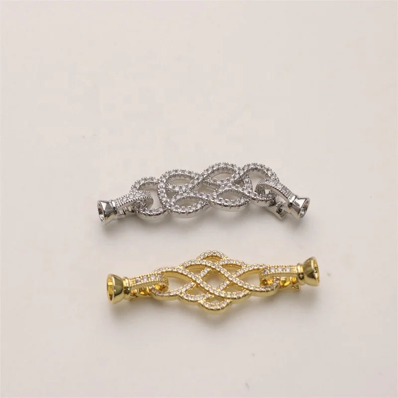 Jewelry Handmade Diy Large Lobster Clasp for Pearl Bracelet Necklace Charm Connectors for Women