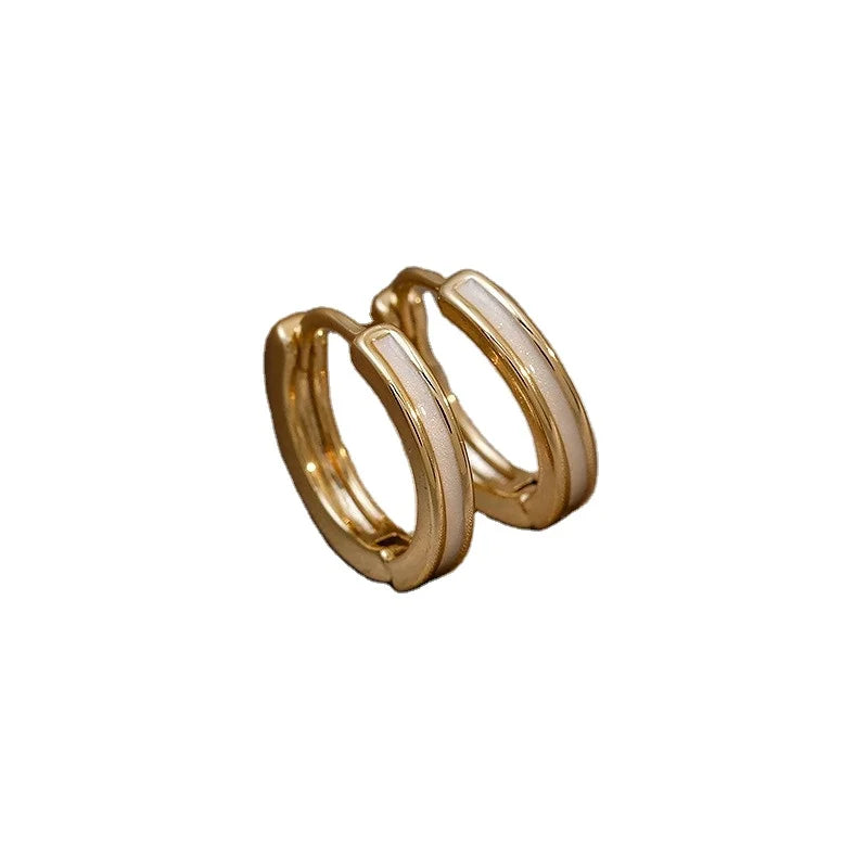 DAIHE ER5544 Stainless Steel Non-fading Small Earrings Fashion Custom logo Name Wholesale Earrings Jewelry