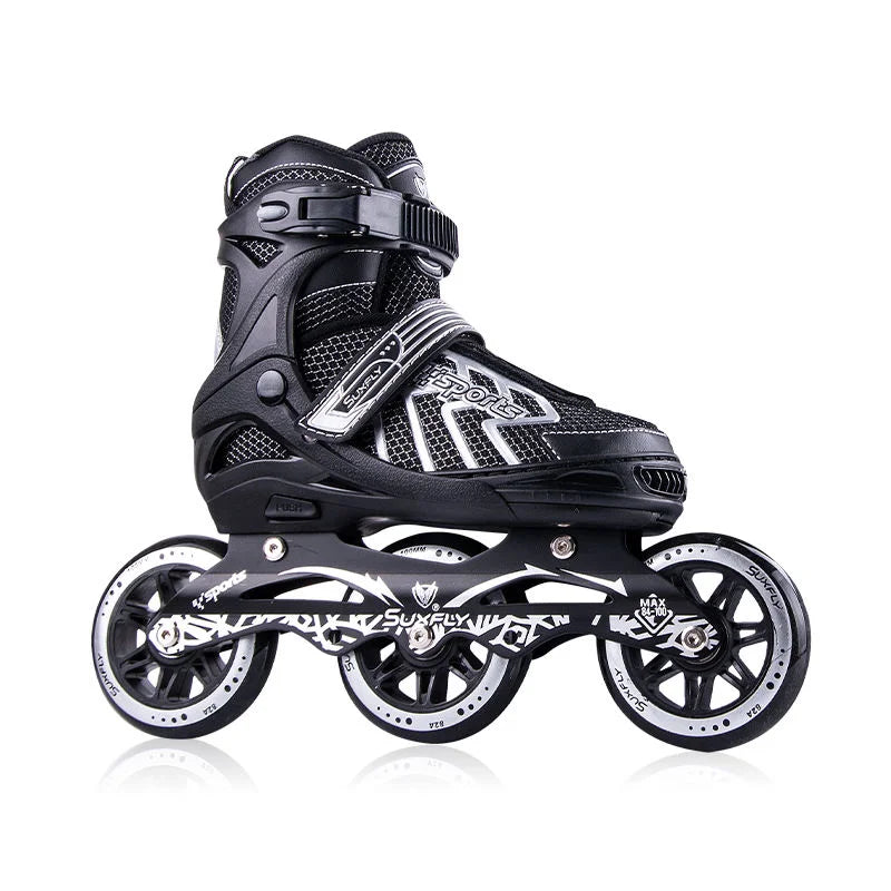 Popular Custom High Rebound PU 3 Wheels or 4 Wheels Inline Skates Adjustable Inline Roller Skates Street Skating for Adult Me