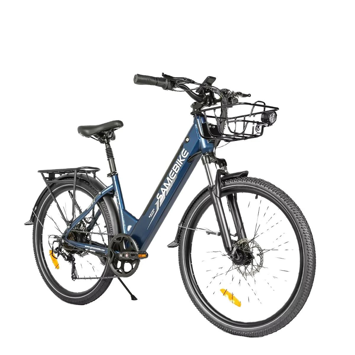 2025 New SAMEBIKE RS-A01 Pro EU Stock Warehouse Fast Delivery All Terrain Tire Moped 250W500D City Ebike Electric City Bike