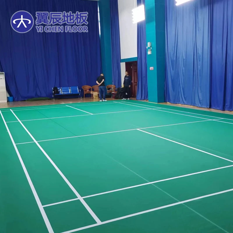 High-quality Durable Sand Pattern PVC Vinyl Flooring Roll for Badminton Court