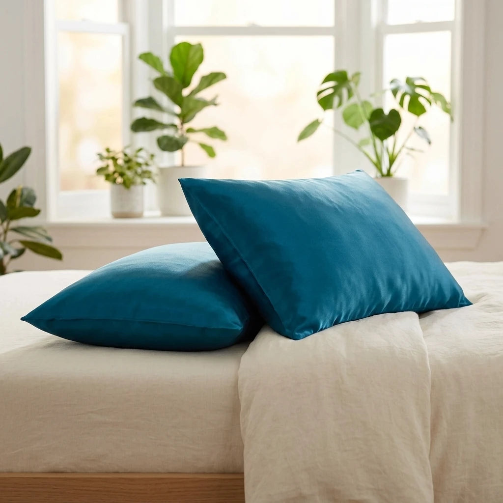 Silk Pillow case Low-MOQ  100% Silk Pillowcase Envelope Style Pillow Cover for Women