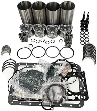 YANMAR D3.4 Excavator Liner Kit Piston Ring Valves Engine Bearing Overhaul Rebuild for  Construction Machinery Parts