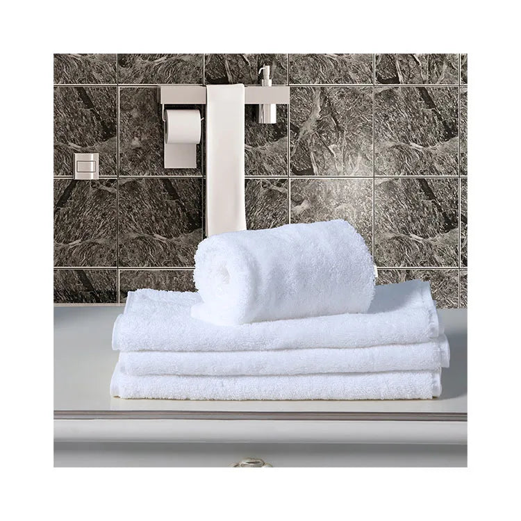 High Quality 100% Cotton Bath Hotel Towels Set Rectangle Shaped Soft Comfortable Disposable Home Plain Solid Color Child